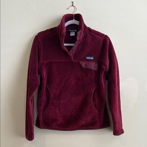 Patagonia Re-Tool Snap T Pullover - Burgundy